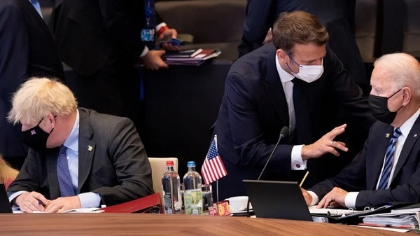 Biden, Macron, Johnson y Scholz conversarán sobre crisis de Ucrania