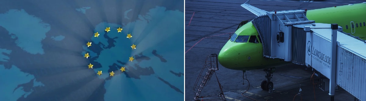 La Unión Europea anunció el cierre de su espacio aéreo para todos los aviones rusos