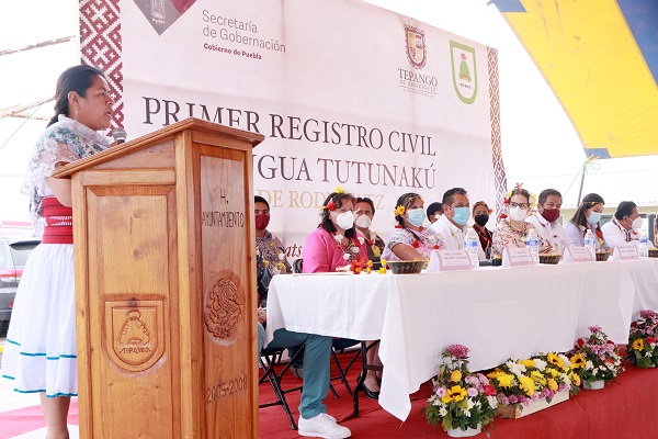 Dignifica gobierno estatal a pueblos originarios con Registro Civil Indígena en Tepango