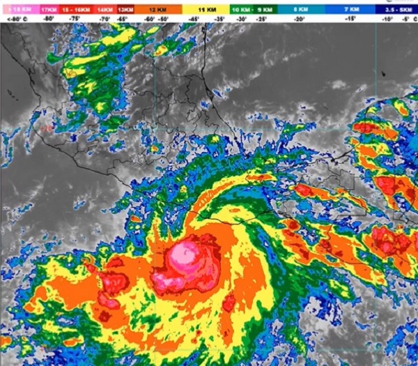 Alerta Conagua que Huracán Agatha alcanzaría categoría 3