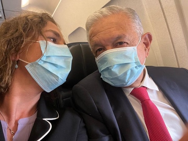 Viajan AMLO y Gutiérrez Müller a Washington para la reunión con Biden