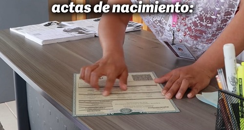 Inician programa para que mayores de 60 años cuenten con acta de nacimiento