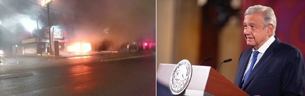 AMLO negó ingobernabilidad en México pese a violencia