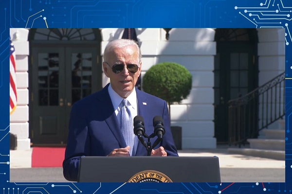 Firma Joe Biden proyecto de ley para impulsar la industria de los semiconductores en EE.UU.