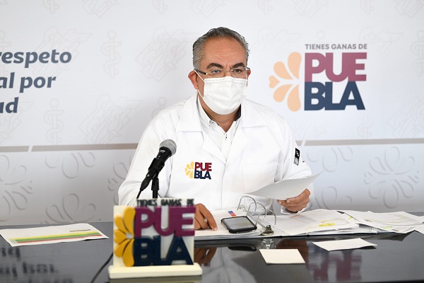 Registra Puebla descenso en nuevos contagios por COVID-19: Salud