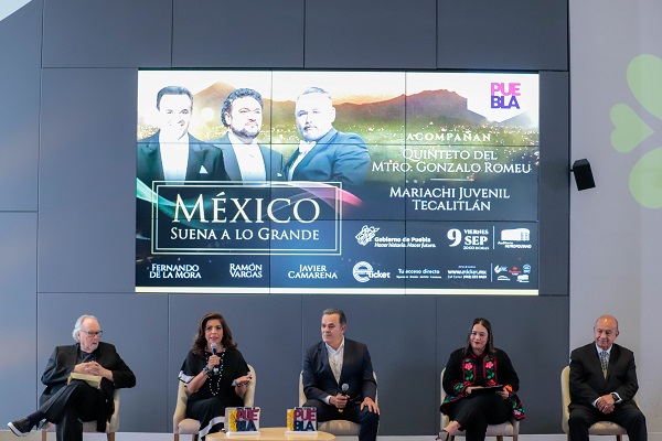 Presentan el concierto “México Suena a lo Grande”, espectáculo de tenores de talla internacional