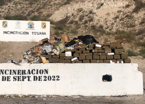 FGR quemó casi cuatro toneladas de drogas en Tijuana