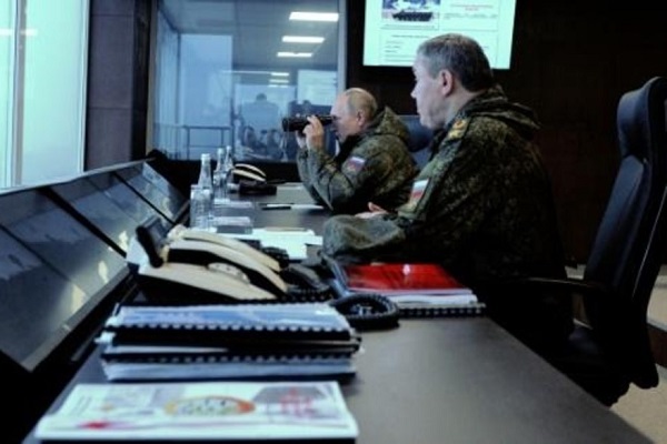 Vladimir Putin asistió a las maniobras militares conjuntas entre Rusia, China y países aliados