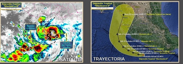 Conagua alertó por formación de tormenta ‘Roslyn’