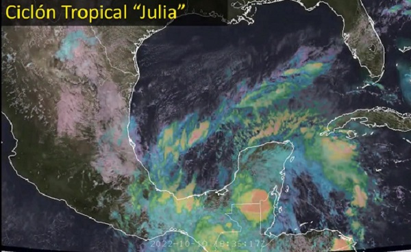 Ante ciclón tropical ‘Julia’, Puebla registrará lluvias fuertes hasta por cuatro días: Segob