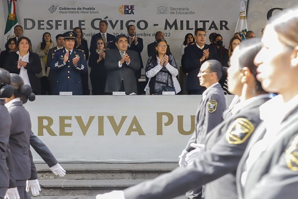 Conmemora Puebla aniversario de la Revolución Mexicana
