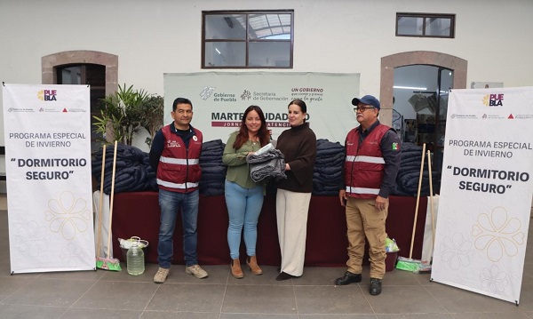 Entrega Gobierno del Estado insumos para habilitar ‘Dormitorios seguros’