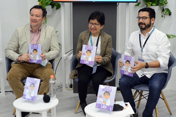 Lilia Cedillo presentó su libro El COVID y sus cuates en la FIL de Guadalajara
