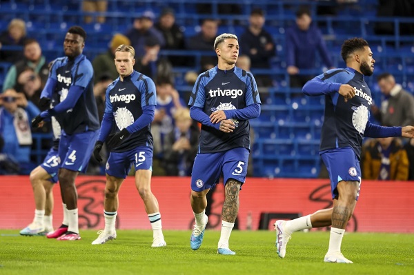 Enzo Fernández debutó en el empate entre Chelsea y Fulham por la Premier League