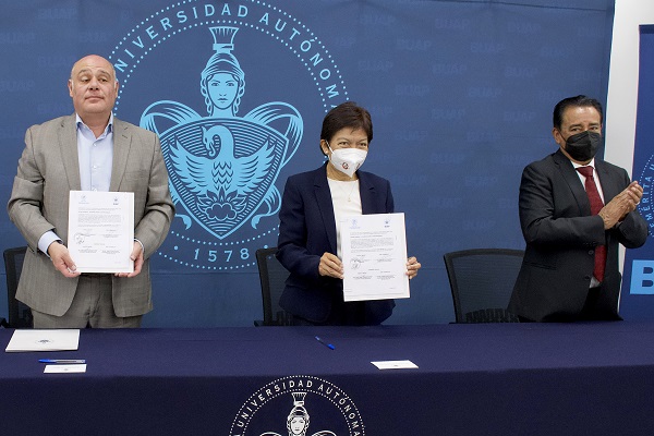 BUAP firma convenio de colaboración con Fundación Mexicana para la Salud