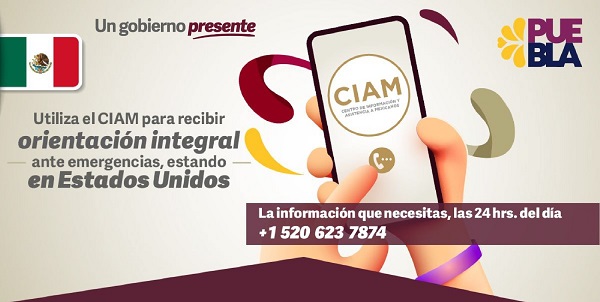 Mediante Centro de Información, Gobierno del Estado respalda a migrantes poblanos  