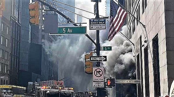 Se registra incendio en tienda de Tiffany & Co. en NY