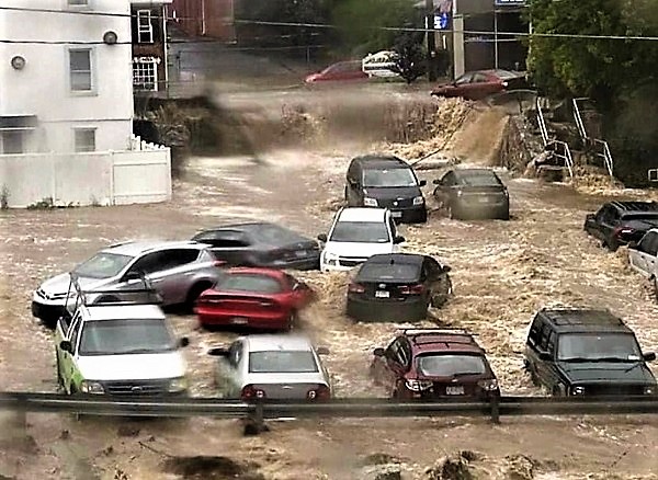 Fuertes tormentas causaron inundaciones en Nueva York