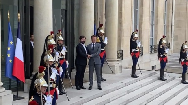 Boric y Macron van por litio e hidrógeno verde