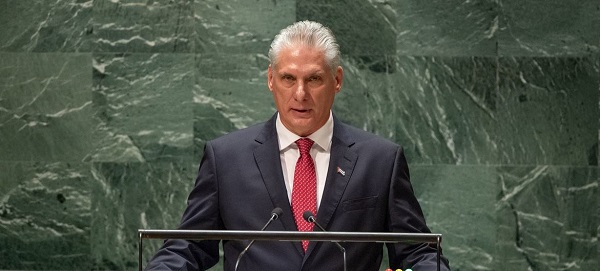 Díaz-Canel urge a la ONU a buscar un contrato global ‘más justo’