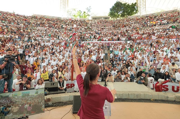 Queremos que continúen los gobiernos del pueblo para el pueblo: Sheinbaum
