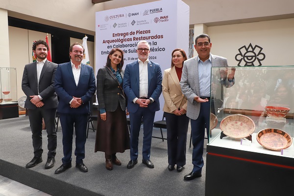 Gobierno de Puebla impulsa restauración de piezas arqueológicas