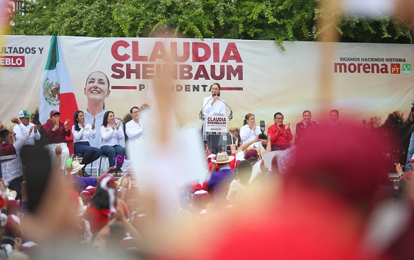 La 4T conquistó México en 2018 y va a triunfar en 2024: Sheinbaum