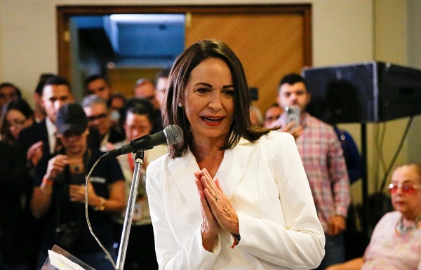 María Corina Machado pide apoyo a Noruega para garantizar unas presidenciales libres