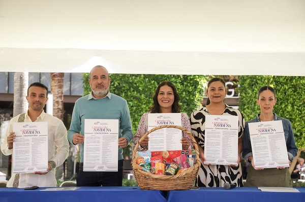 Presentan la cuarta edición de los programas “Abrigo Solidario” y “Canasta Navideña”