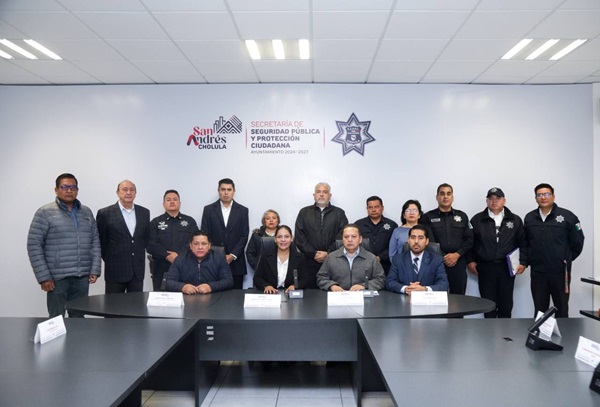 Instalan Mesa de Seguridad y Justicia en San Andrés Cholula