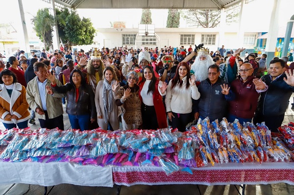 Más de 30 mil juguetes entregó el Gobierno de Cholula