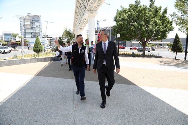 Supervisa Pepe Chedraui mejoramiento vial en avenida Osa Mayor