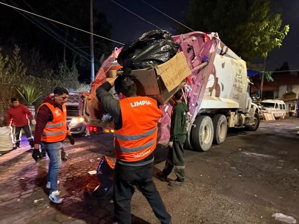 Será normal la recolección de basura del 1 a 5 de mayo