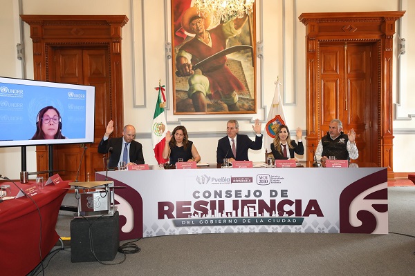 Puebla instala primer Consejo de Resiliencia Municipal del país