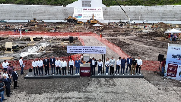 Puebla inicia la construcción de la Universidad del Deporte