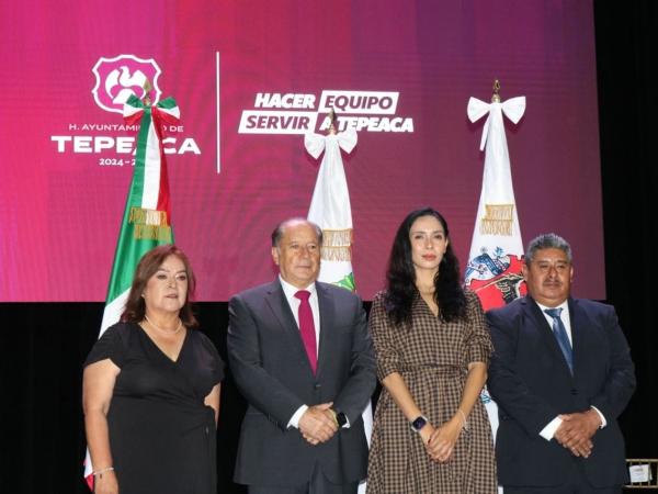 Contribuyen autoridades locales en la transformación de Puebla: Rebeca Bañuelos