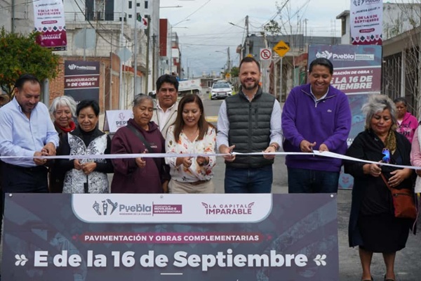 Comuna entrega nueva pavimentación en Guadalupe Hidalgo