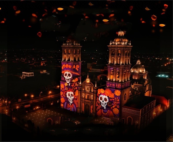 Proyectarán videomapping de Día de Muertos en la Catedral