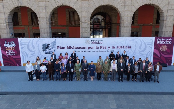 Sheinbaum lanza Plan Michoacán por la Paz