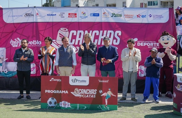 Arranca Pepe Chedraui la campaña Canchas x Latas