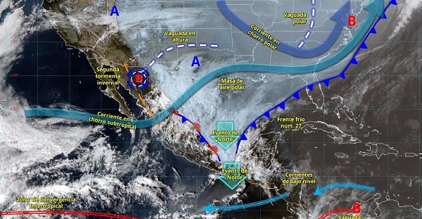 Advierte Puebla capital descenso térmico por frente frío