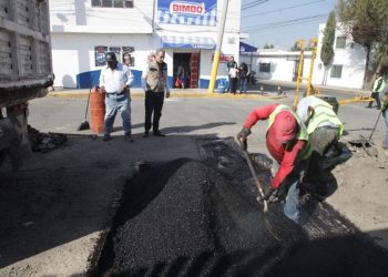 Continúa Chedraui con supervisión a trabajos de bacheo
