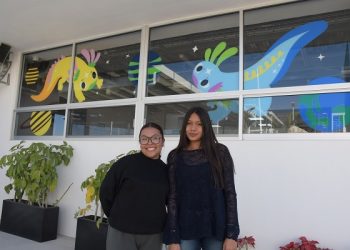 Estudiantes BUAP plasman creatividad en edificios de CU2