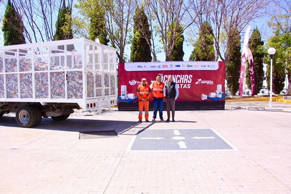 Entrega OOSL 50 mil latas para canchas deportivas