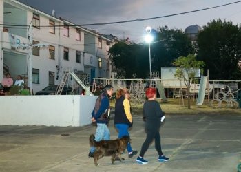 Instalan luminarias LED en La Victoria y San Miguel Mayorazgo