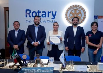 Firman convenio social en San Andrés Cholula