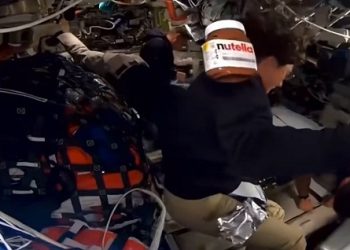 Nutella roba foco en la histórica misión lunar