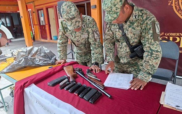 Retiran más de 150 artefactos en Esperanza