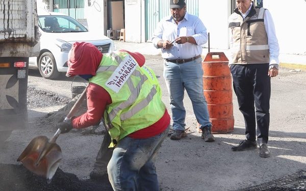 Supervisa Chedraui el programa de bacheo permanente 