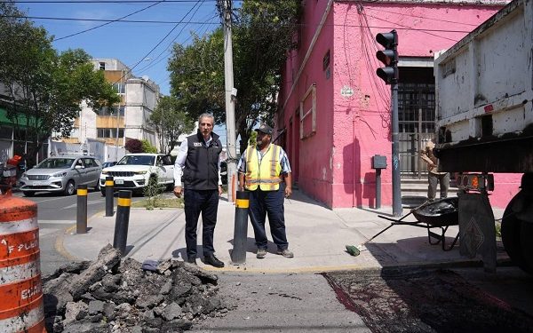 Supervisa Pepe Chedraui bacheo en Puebla
